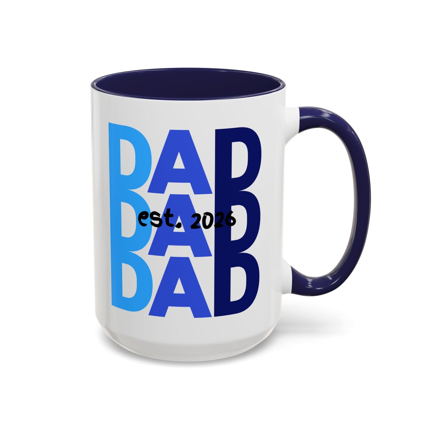 Dad Est. 2026 Mug (Blue)