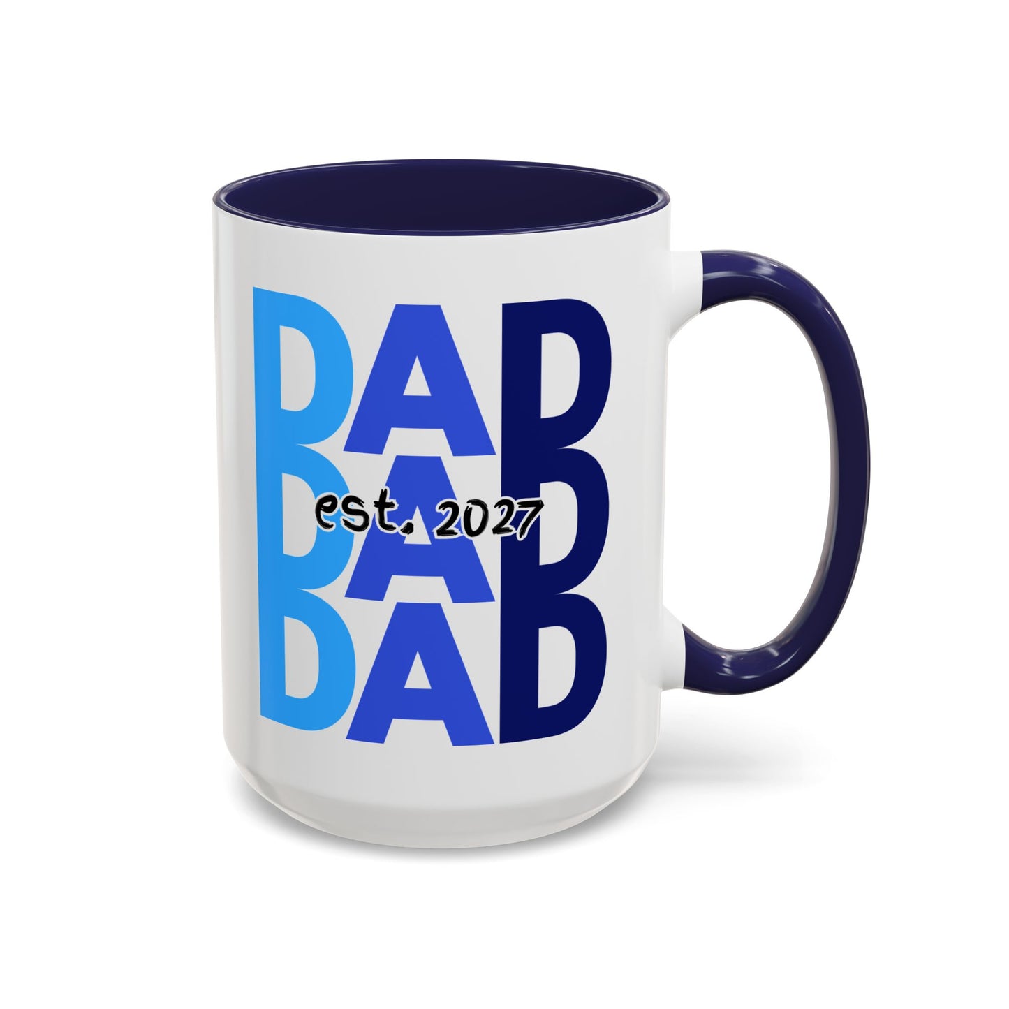 "Dad Est. 2027" Mug (Blue)