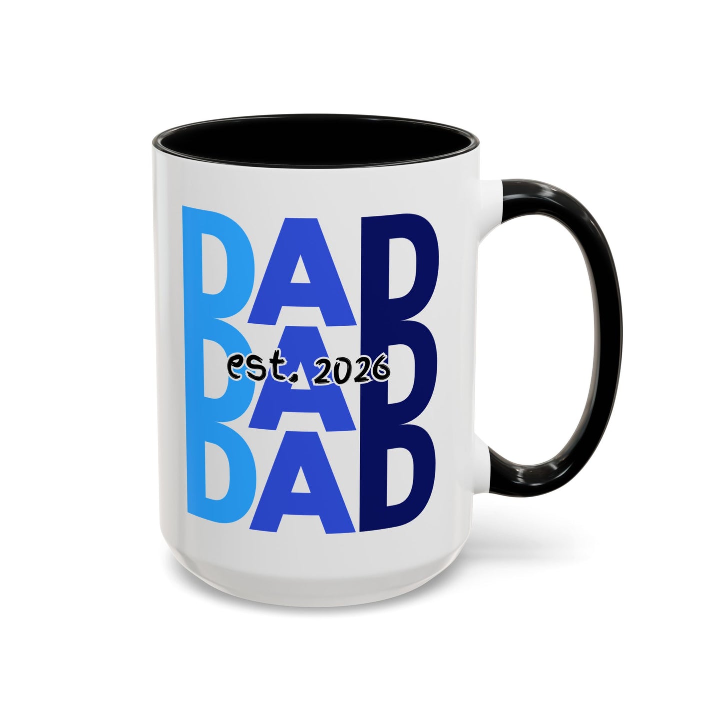 "Dad Est. 2026" Mug (Black)