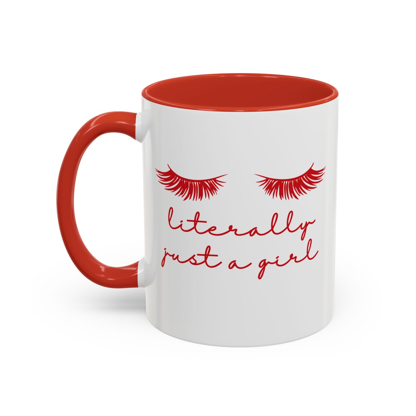 "Literally Just a Girl" Mug (Red)