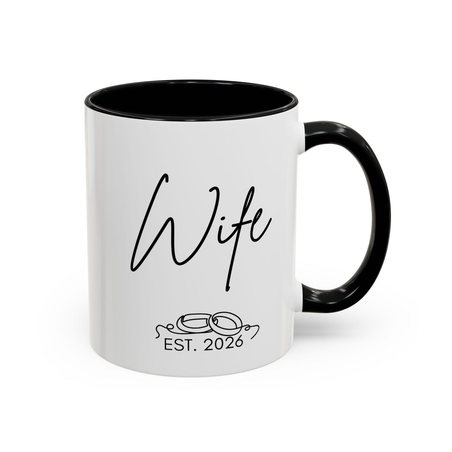 "Wife Est. 2026" Mug (Modern)