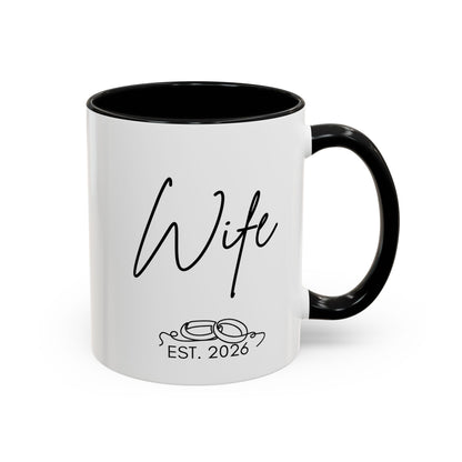 "Wife Est. 2026" Mug (Modern)