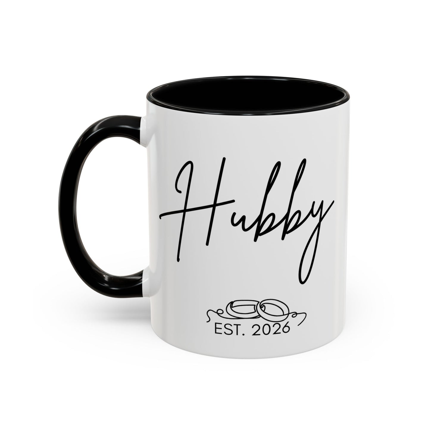 "Hubby Est. 2026" Mug (Modern)