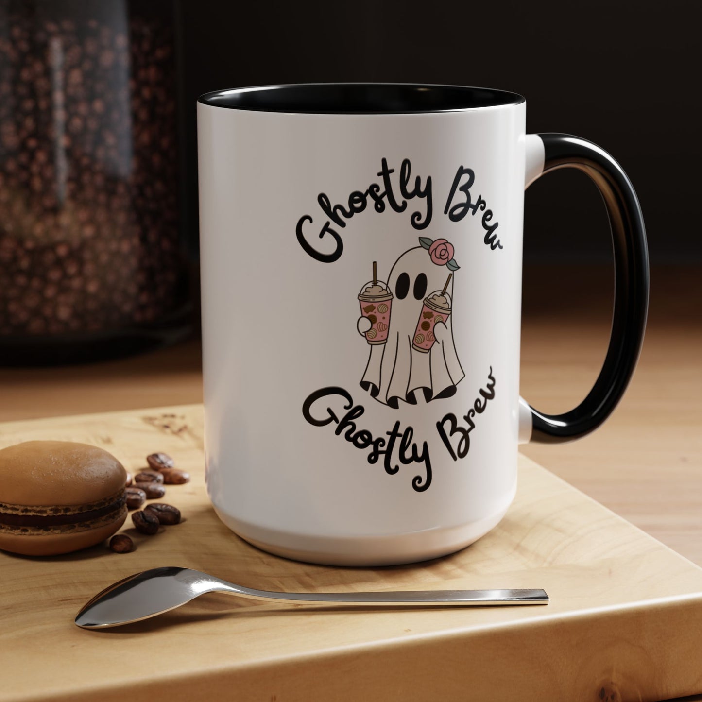 "Ghostly Brew" Mug (Black)