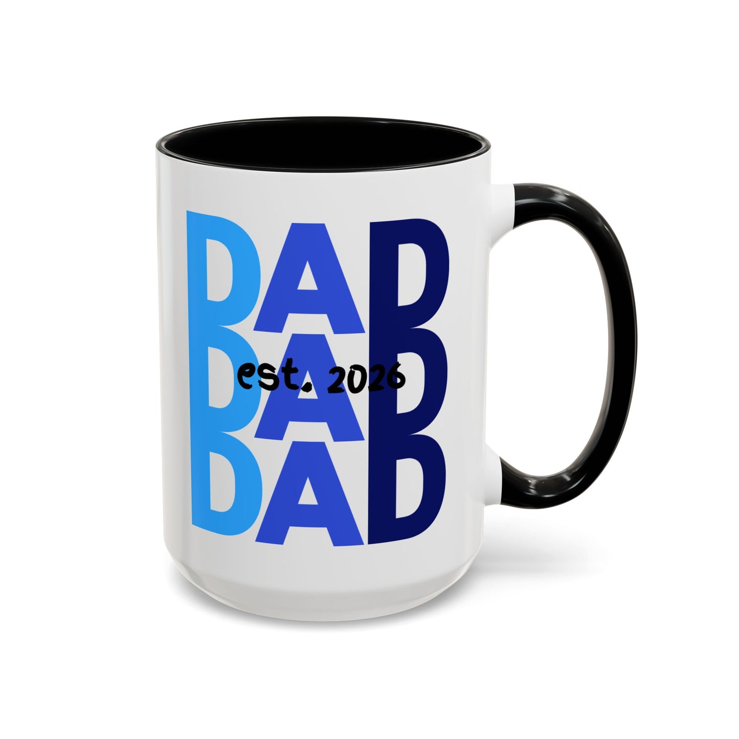 Dad Est. 2026 Mug (Black)