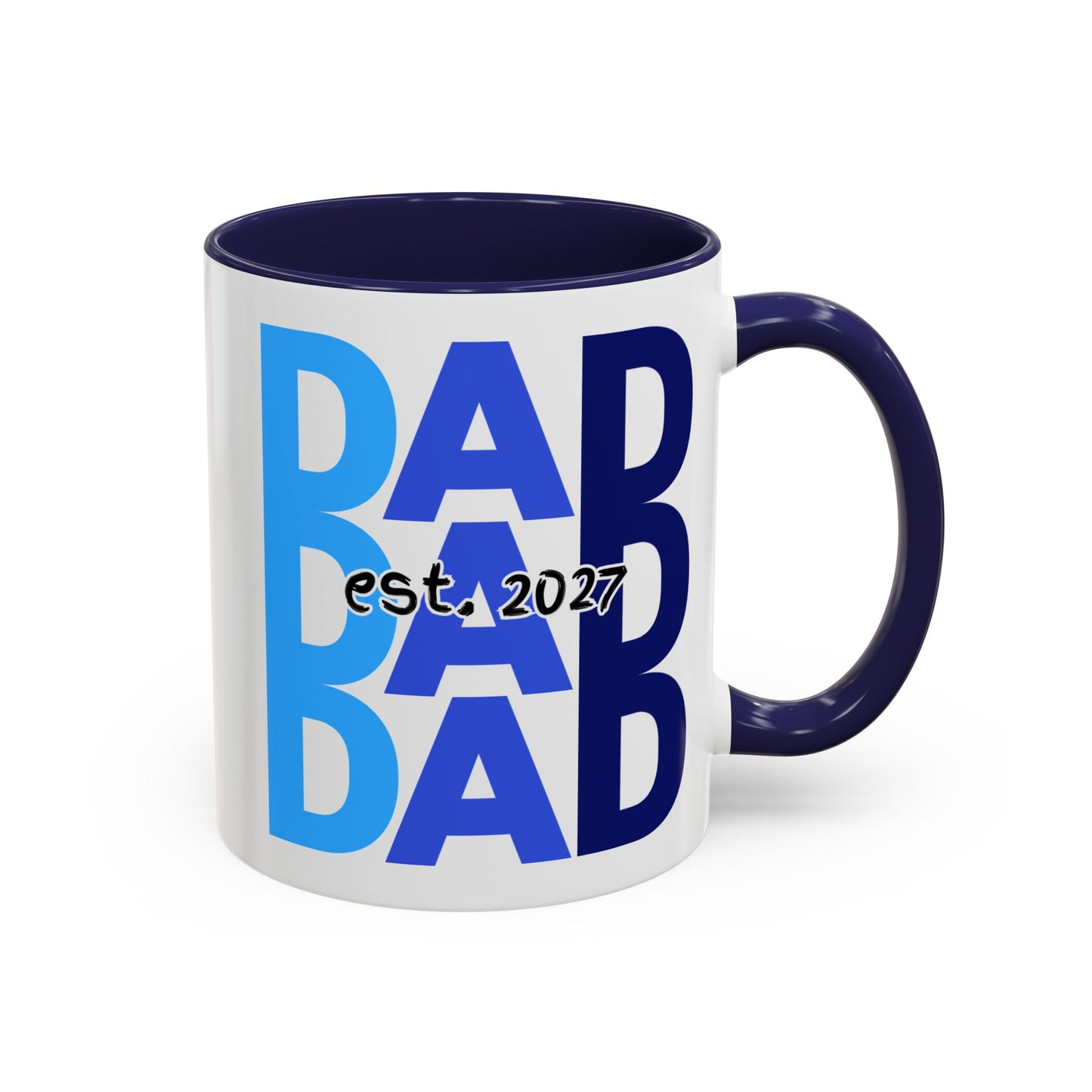 "Dad Est. 2027" Mug (Blue)
