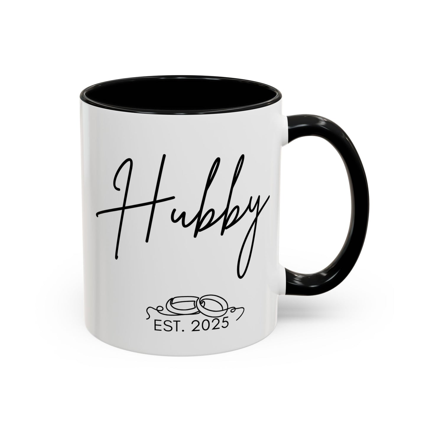 "Hubby Est. 2025" Mug (Modern)