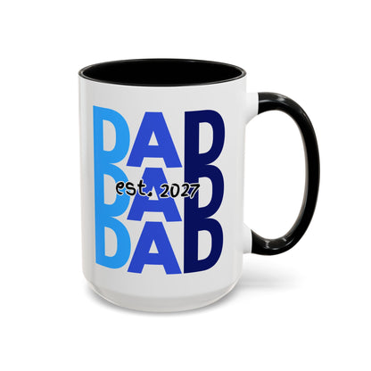 "Dad Est. 2027" Mug (Black)