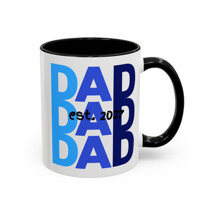 Dad Est. 2027 Mug (Black)