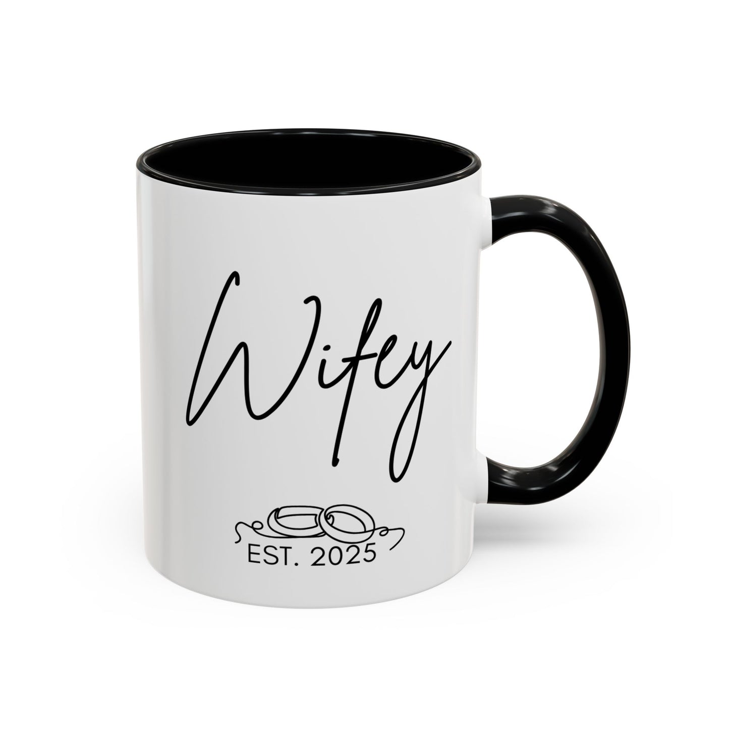 "Wifey Est. 2025" Mug (Modern)