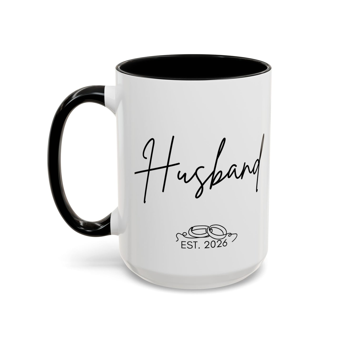 "Husband Est. 2026" Mug (Modern)