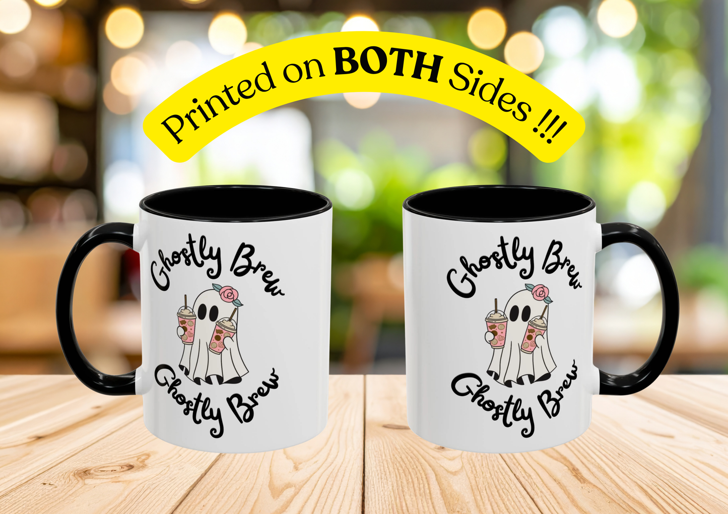"Ghostly Brew" Mug (Black)