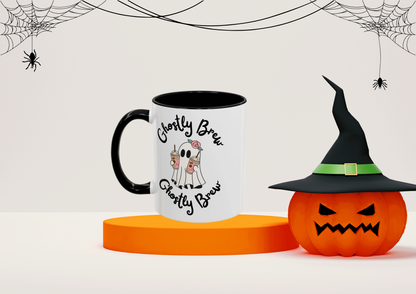 "Ghostly Brew" Mug (Black)
