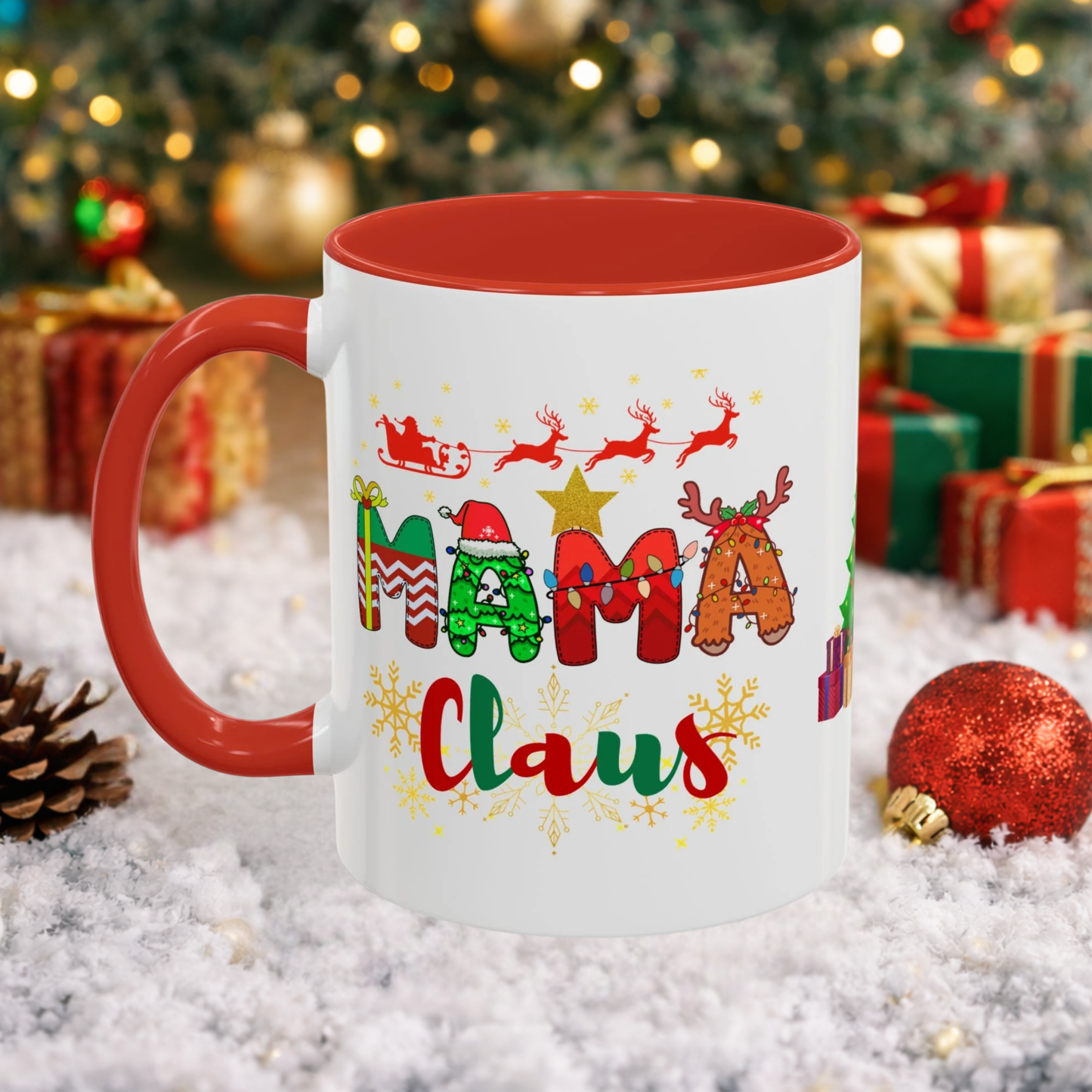 "Mama Claus" Mug (Red)