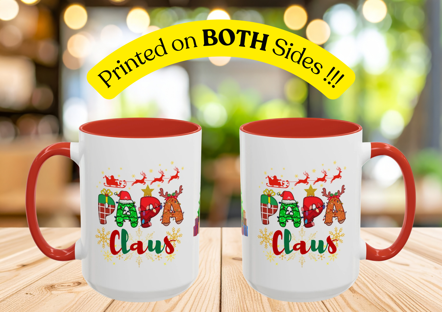 "Papa Claus" Mug (Red)