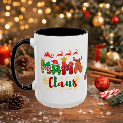 "Mama Claus" Mug (Black)