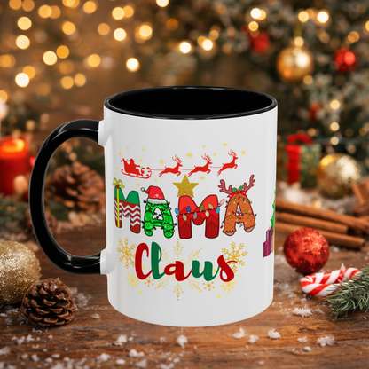 "Mama Claus" Mug (Black)