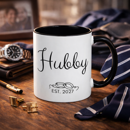 "Hubby Est. 2027" Mug (Classic)