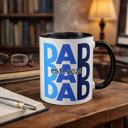 "Dad Est. 2026" Mug (Black)