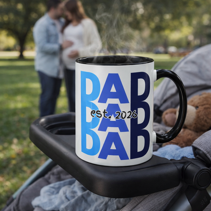 "Dad Est. 2026" Mug (Black)