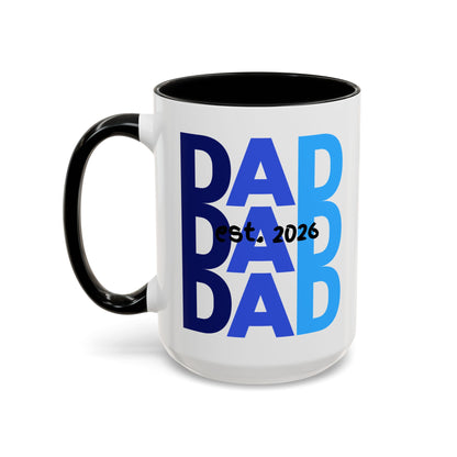 Dad Est. 2026 Mug (Black)
