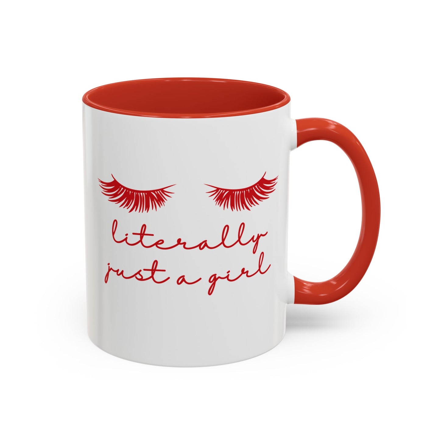 "Literally Just a Girl" Mug (Red)