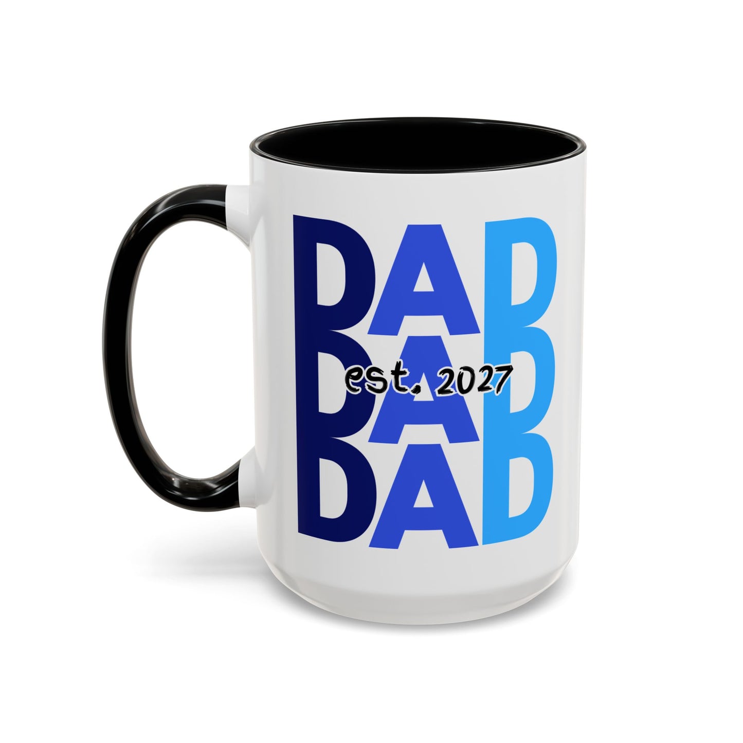 "Dad Est. 2027" Mug (Black)