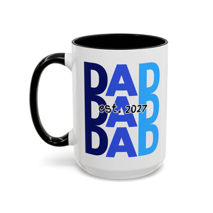 "Dad Est. 2027" Mug (Black)