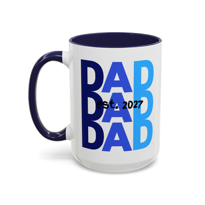 Dad Est. 2027 Mug (Blue)